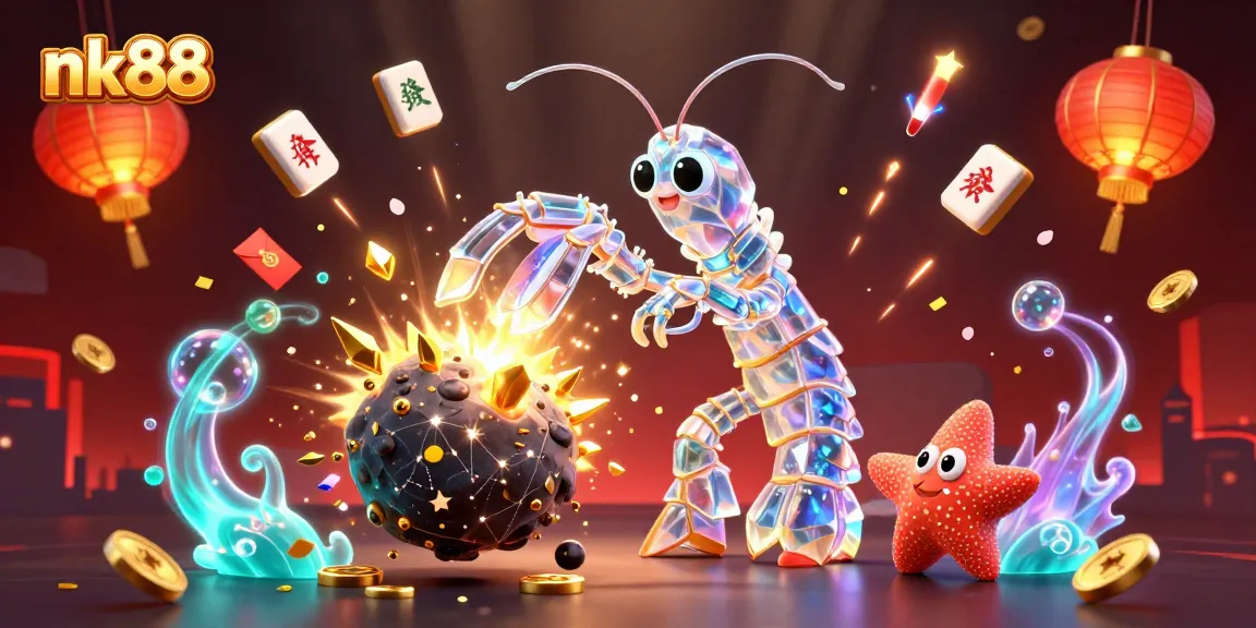 Experience thrilling gameplay at nk88 with a vibrant casino scene bursting with excitement and color